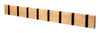 Loca Knax Horizontal Coat Rack 8 Hooks, Birch/Black