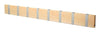 Loca Knax Horizontal Coat Rack 8 Hooks, Birch/Grey
