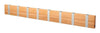 Loca Knax Horizontal Coat Rack 8 Hooks, Core Beech/Grey
