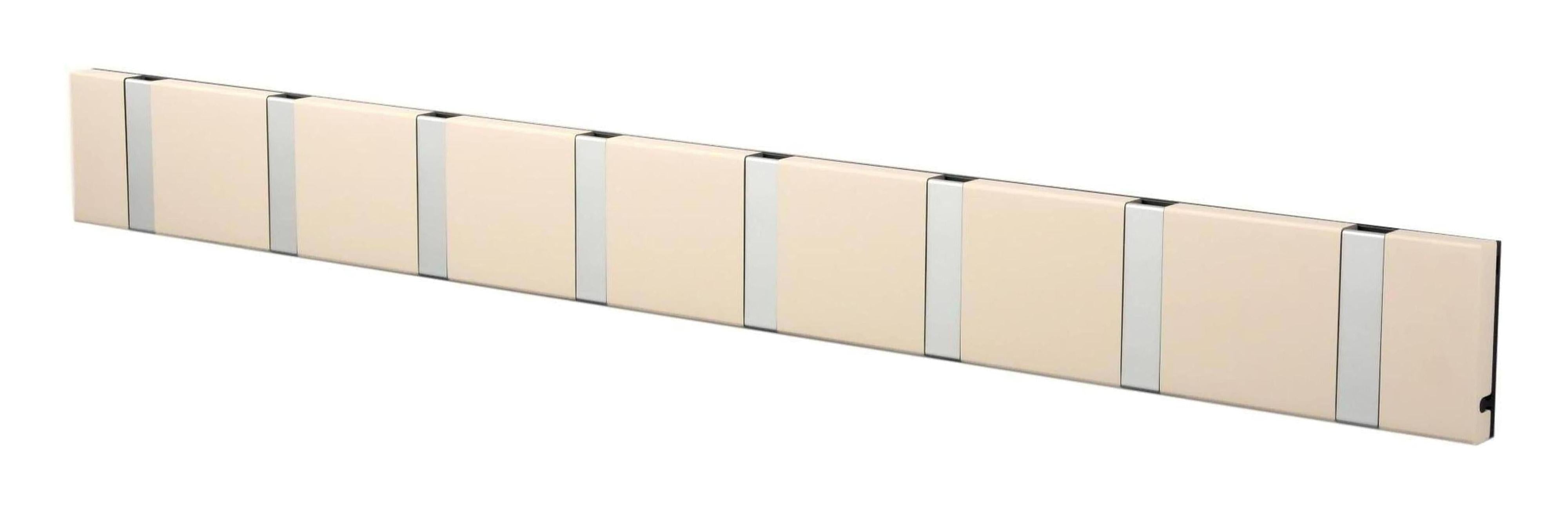 [product_category]-Loca Knax Horizontal Coat Rack 8 Hooks, Desert/Grey-LOCA-5711394180241-108232-LOC-1