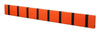 Loca Knax Horizontal Coat Rack 8 Hooks, Hot Orange/Black