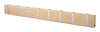 Loca Knax Horizontal Coat Rack 8 Hooks, Oak Limed/Grey