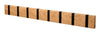 Loca Knax Horizontal Coat Rack 8 Hooks, Oak Oiled/Black