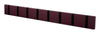 Loca Knax Horizontal Coat Rack 8 Hooks, Purple/Black