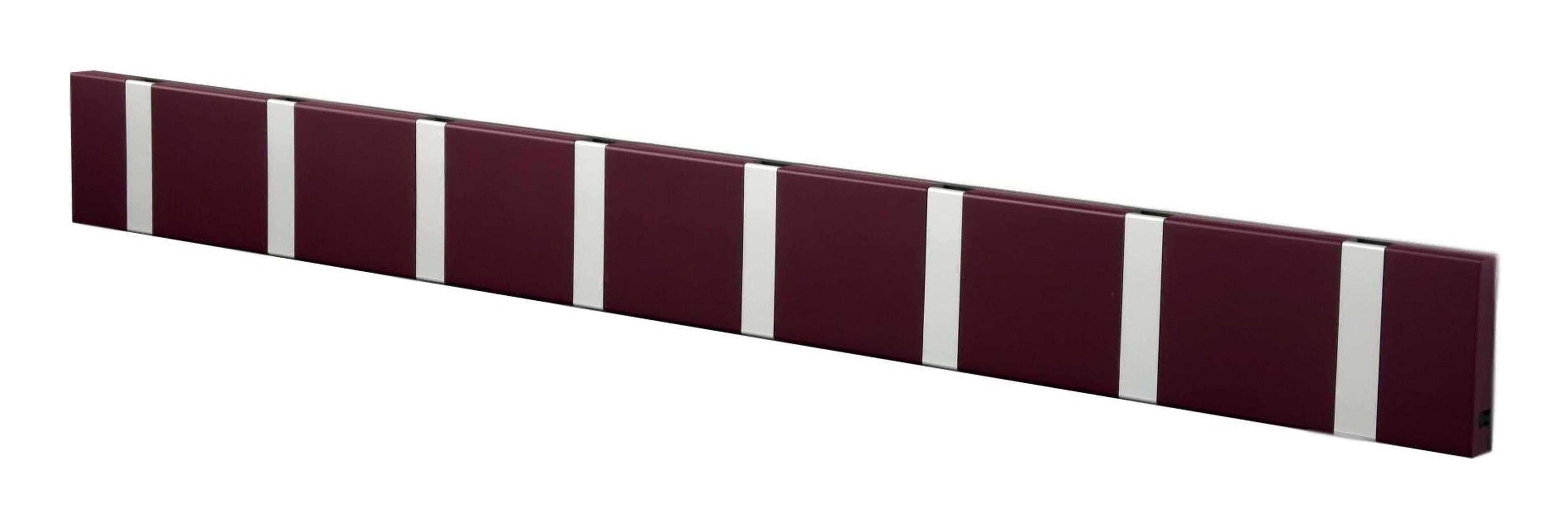 [product_category]-Loca Knax Horizontal Coat Rack 8 Hooks, Purple/Grey-LOCA-5711394180807-108292-LOC-1