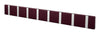 Loca Knax Horizontal Coat Rack 8 Hooks, Purple/Grey