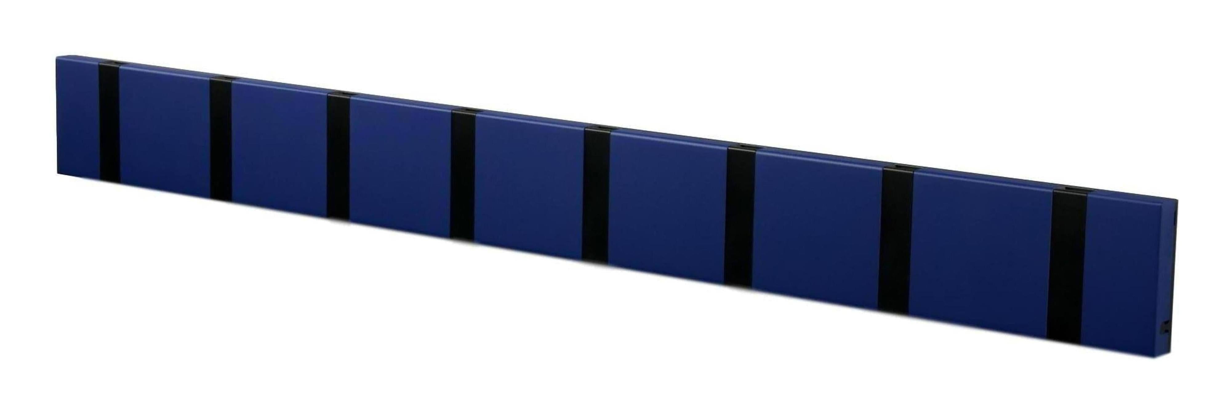 [product_category]-Loca Knax Horizontal Coat Rack 8 Hooks, Sapphire/Black-LOCA-5711394180777-108281-LOC-1