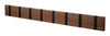 Loca Knax Horizontal Coat Rack 8 Hooks, Walnut/Black