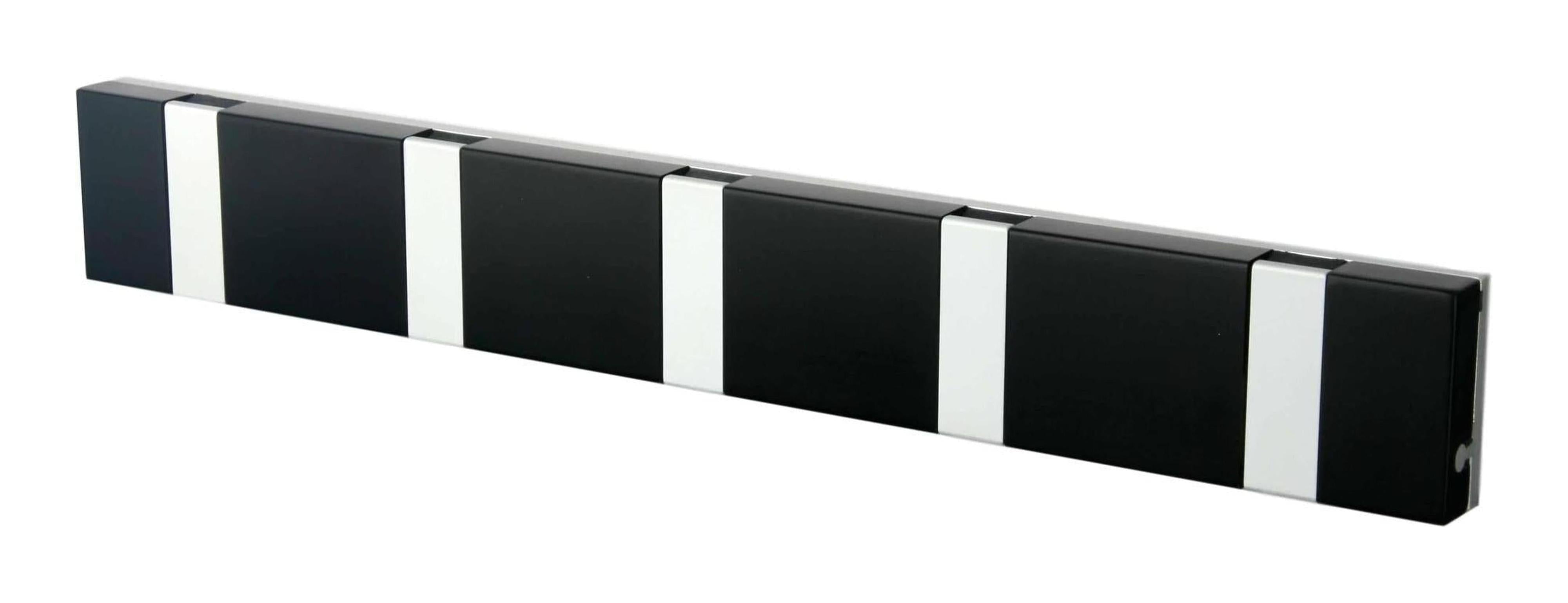 [product_category]-Loca Knax Lite Horizontal Coat Rack 5 Hooks, Corian Black/Grey-LOCA-5711394953524-905352-LOC-1