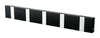Loca Knax Lite Horisontal Coat Rack 5 Hooks, Corian Black/Gray