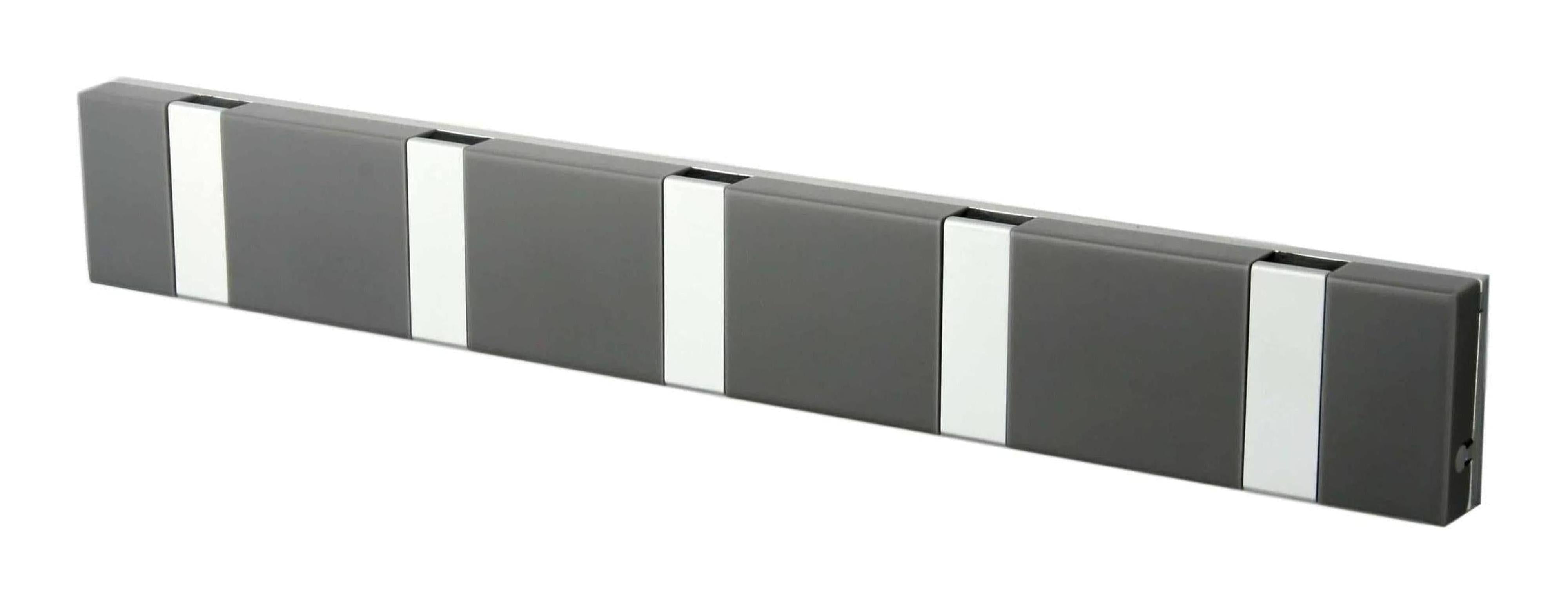 [product_category]-Loca Knax Lite Horizontal Coat Rack 5 Hooks, Corian Grey/Grey-LOCA-5711394953722-905372-LOC-1