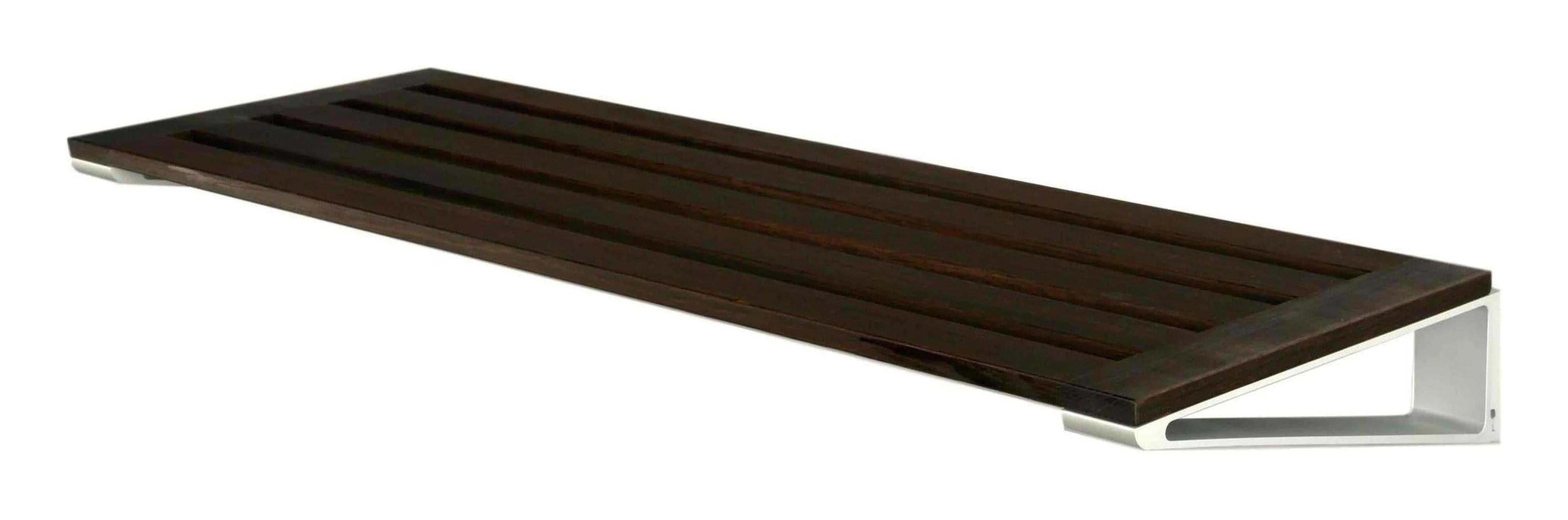 Loca Knax Shoe Rack 60 Cm, Oak Tabac/Aluminium