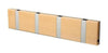 Loca Knax Vertical Clothes Rack, Beech Untreated/Grey
