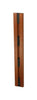 Loca Knax Vertical Coat Rack, Mahogany Lacquered/Black