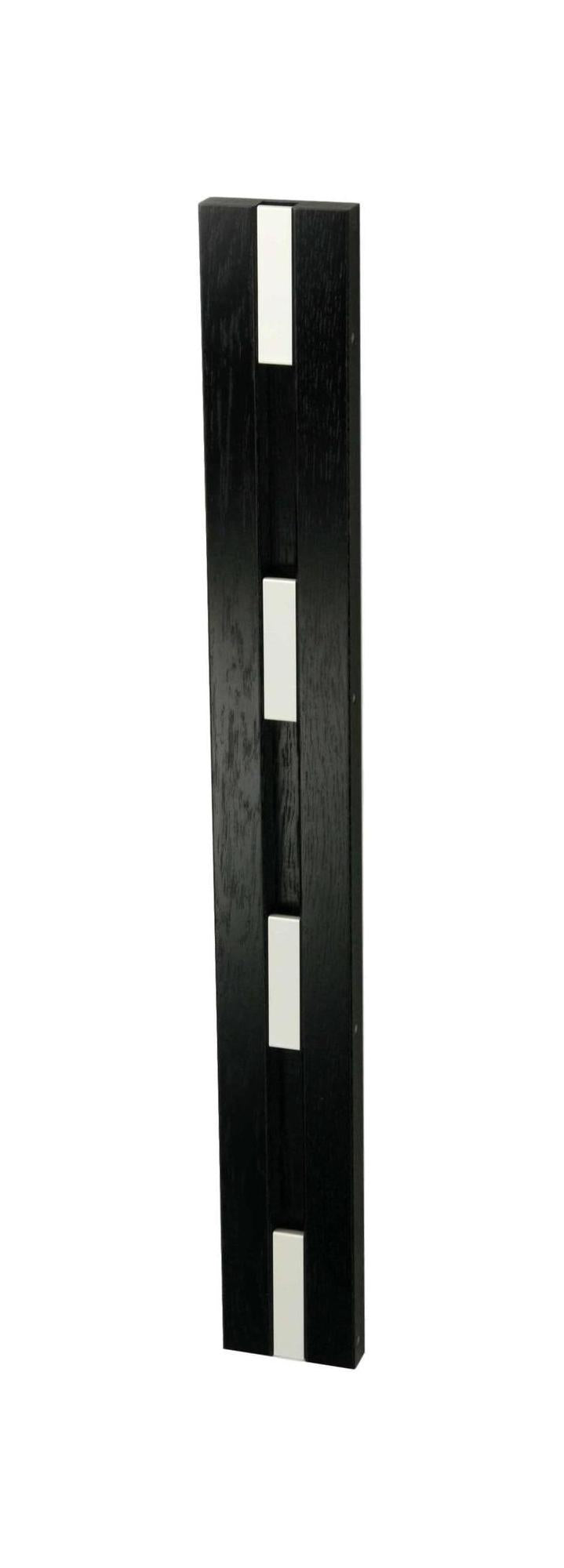 [product_category]-Loca Knax Vertical Coat Rack, Oak Black Stained/Grey-LOCA-5711394240686-20492B-LOC-1