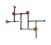 Loca X.Tend Coat Rack Walnut, 343mm