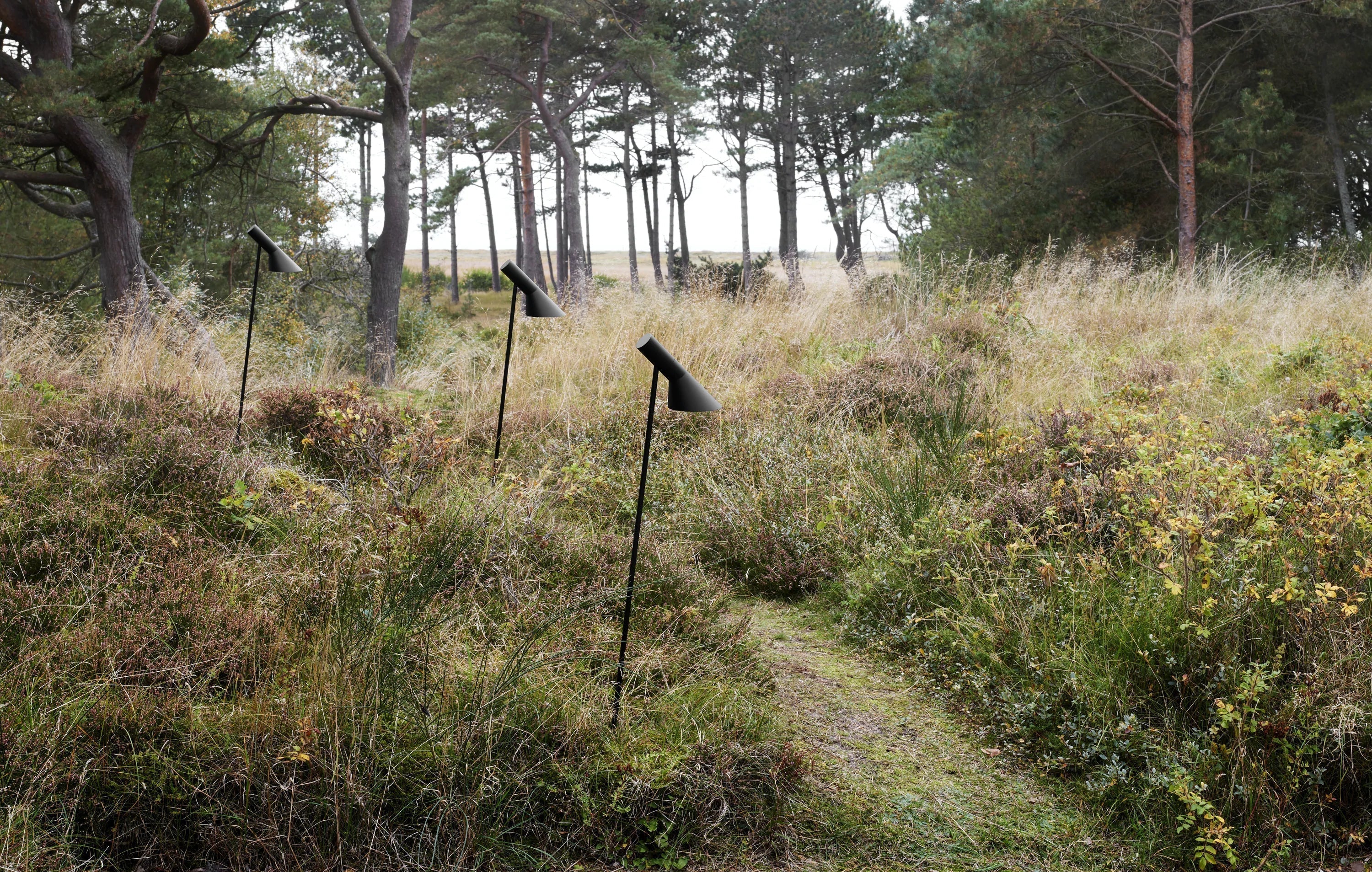 [product_category]-Louis Poulsen Aj Garden Long Bollard Black Led 4000 K 6.5 W, Base With Adaptor-Louis Poulsen-5714693070404-5747306538-LOU-18