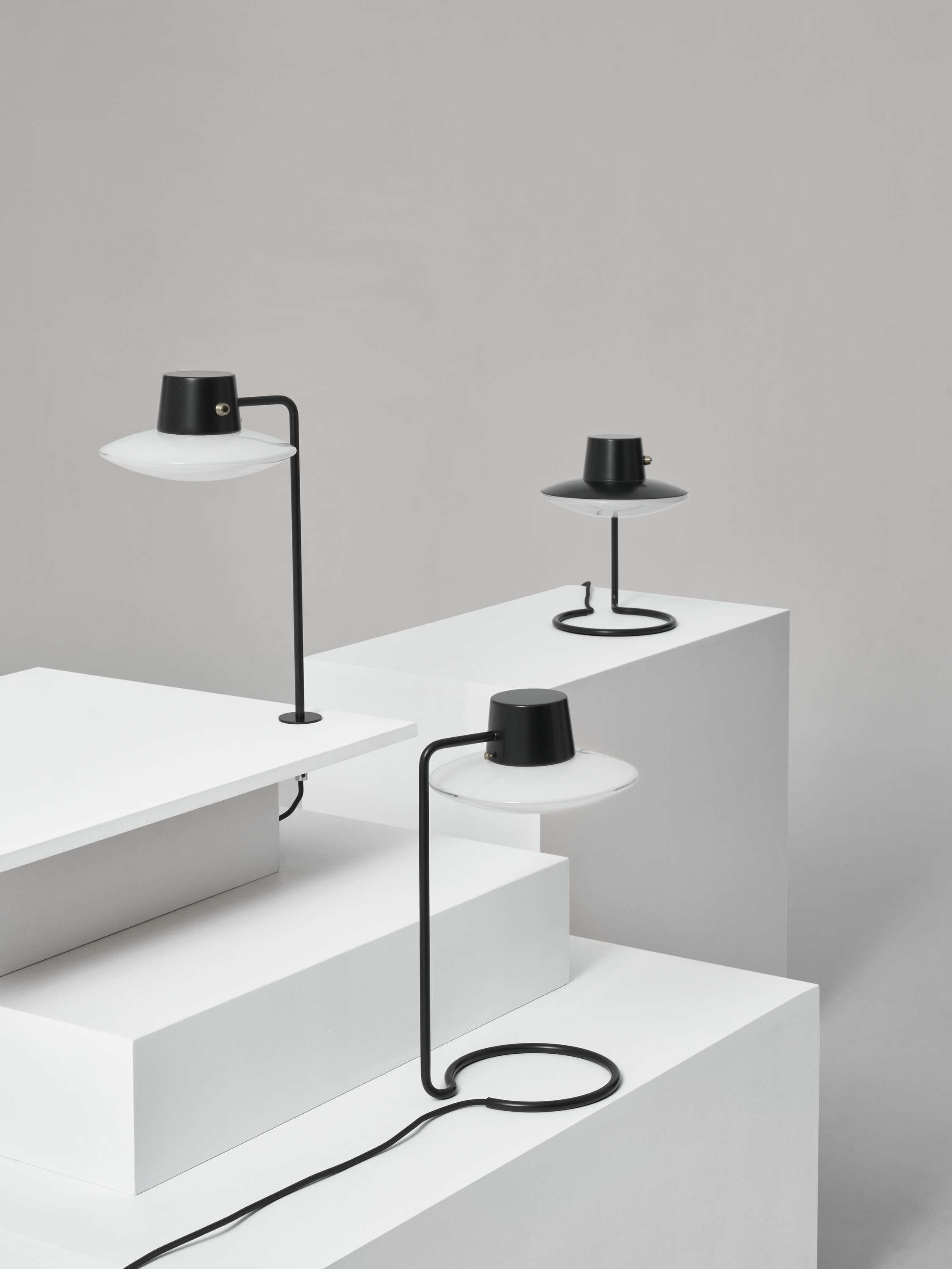 [product_category]-Louis Poulsen Aj Oxford Table Lamp Metal Black/Opal Glass ø 28 Cm-Louis Poulsen-5714693105380-5744168627-LOU-7