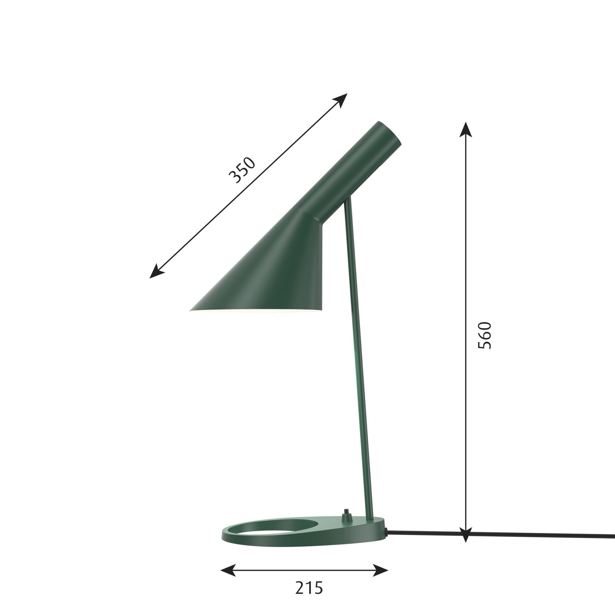 [product_category]-Louis Poulsen Aj Table Lamp V3, Dark Green-Louis Poulsen-5714693712731-5744169503-LOU-3