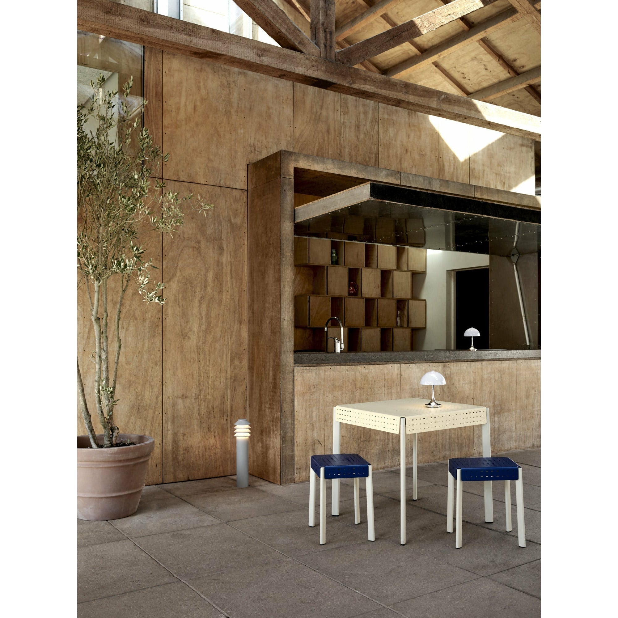 [product_category]-Louis Poulsen Bysted Garden Bollard Lamp Large Aluminium Led 3000 K With Earth Piece O/Adapter-Louis Poulsen-5714693840113-5747404935-LOU-14