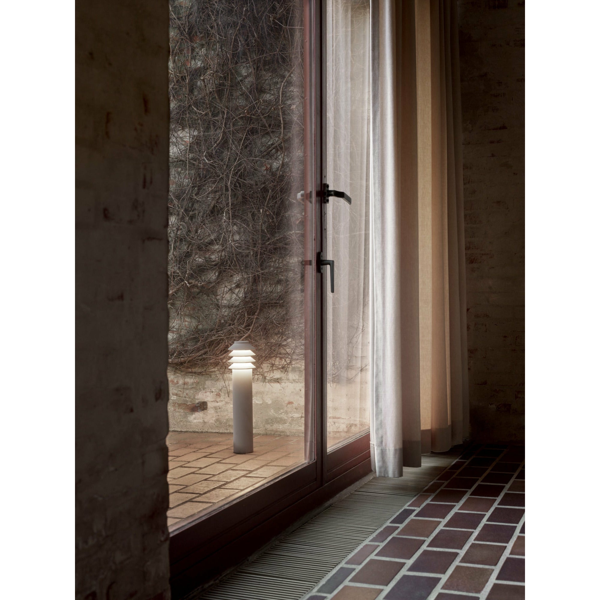 [product_category]-Louis Poulsen Bysted Garden Bollard Lamp Large Aluminium Led 3000 K With Earth Piece O/Adapter-Louis Poulsen-5714693840113-5747404935-LOU-5