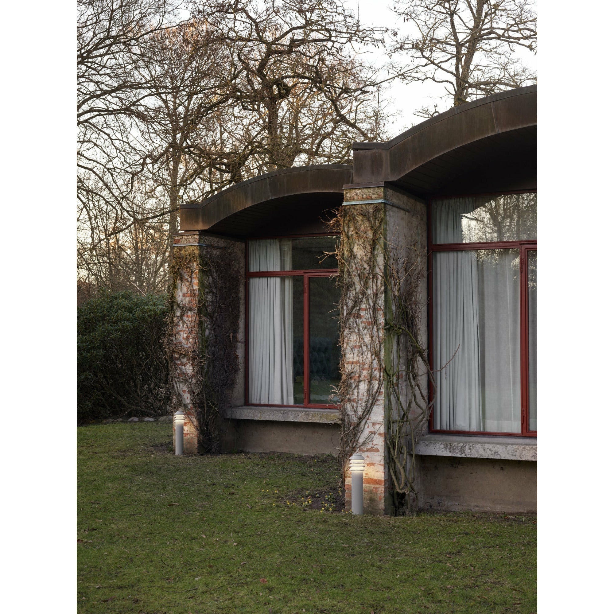 [product_category]-Louis Poulsen Bysted Garden Bollard Lamp Large Aluminium Led 3000 K With Earth Piece O/Adapter-Louis Poulsen-5714693840113-5747404935-LOU-9