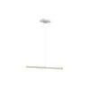  Dependant Suspension System 3 Linear Brass Metallized/White
