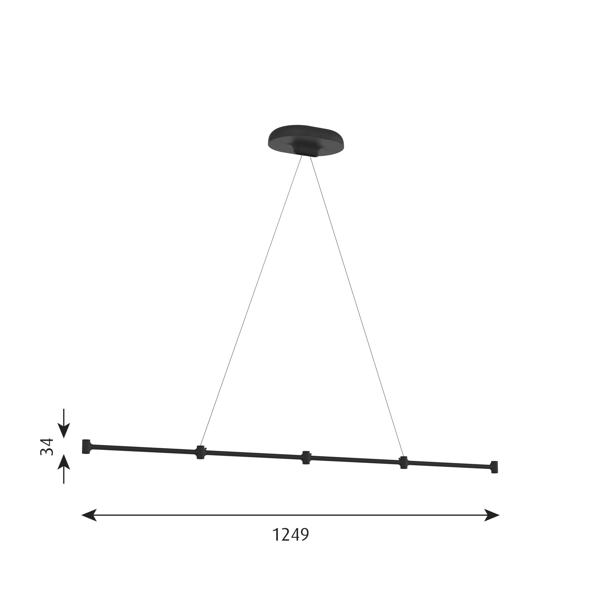 [product_category]-Louis Poulsen Dependant Suspension System 5 Linear, Black-Louis Poulsen-5714693984459-5741106323-LOU-2