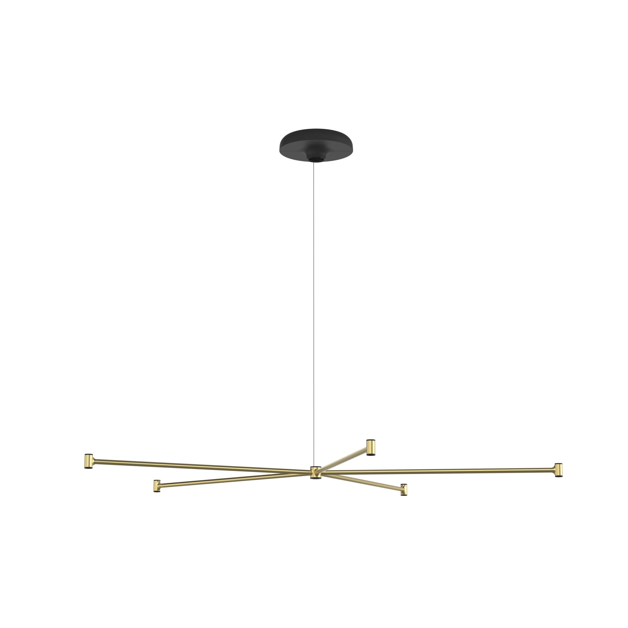 [product_category]-Louis Poulsen Dependant Suspension System 6 Circular, Brass Metallized/Black-Louis Poulsen-5714693005017-5741108826-LOU-1