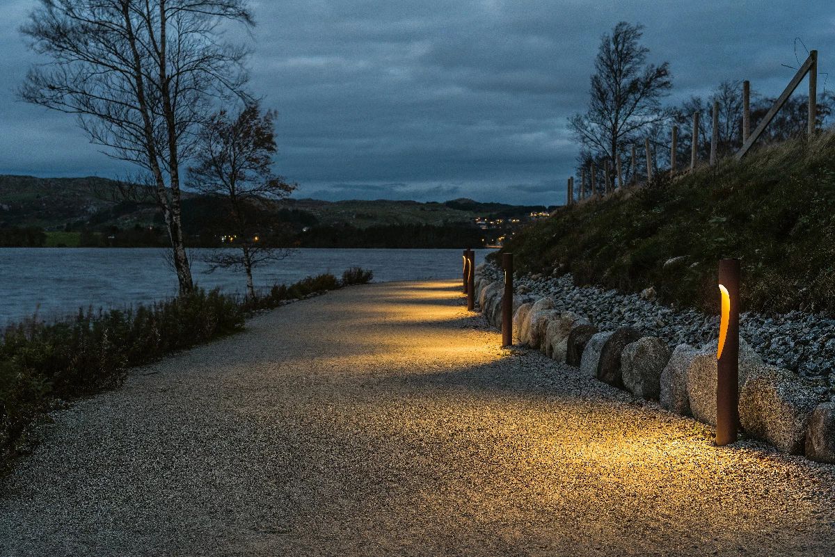 [product_category]-Louis Poulsen Flindt Bollard Class Ii Led 3000 K 12 W Dali Post With Base Plate, Corten-Louis Poulsen-5714693165421-5747407178-LOU-2