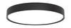  LP Slim rund overflade Monteret loftslampe 2404 Lumens Ø44 cm sort