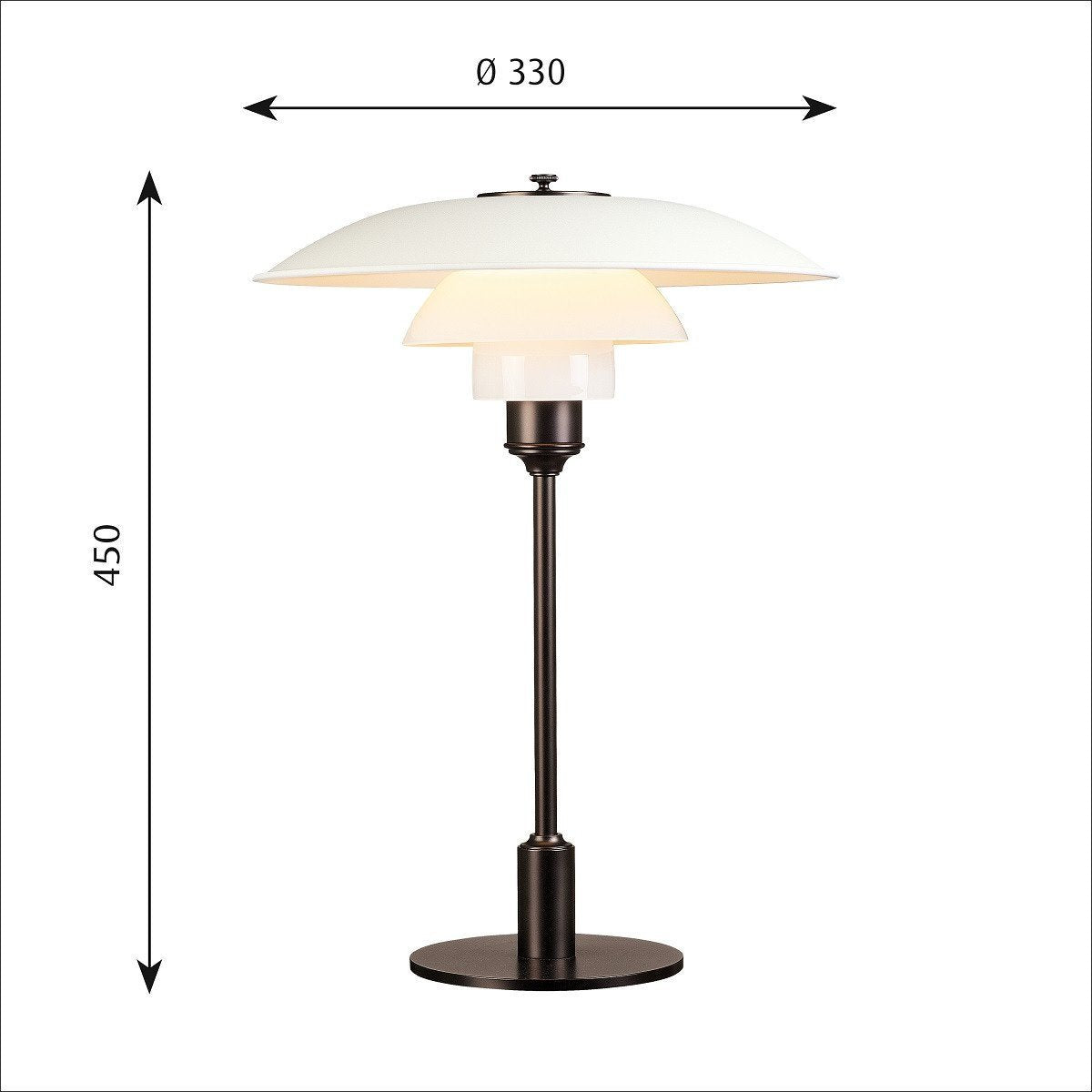[product_category]-Louis Poulsen Ph 3 1/2 2 1/2 Table Lamp, White-Louis Poulsen-5703411470084-5744164896-LOU-3
