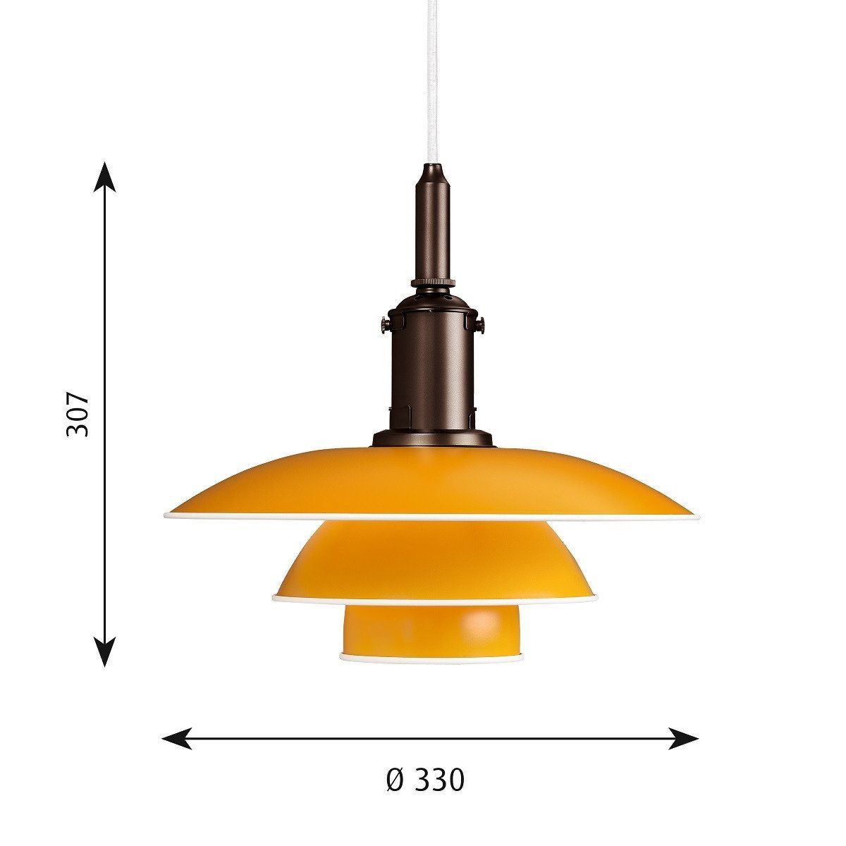 [product_category]-Louis Poulsen Ph 3 1/2 3 Pendant, Yellow-Louis Poulsen-5703411305256-5741094817-LOU-3