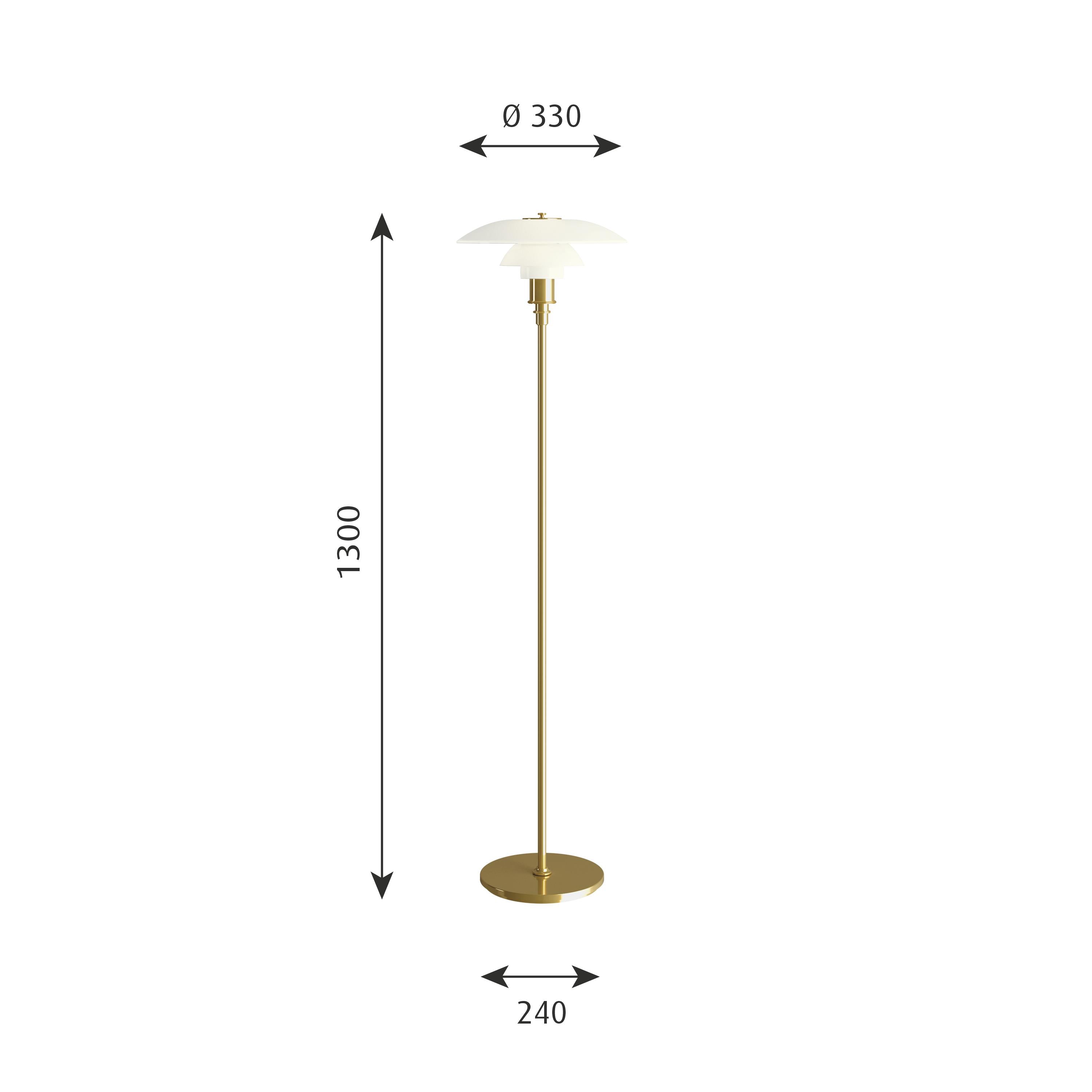 [product_category]-Louis Poulsen Ph 31/2 21/2 Floor Lamp, Brass-Louis Poulsen-5703411098936-5744611255-LOU-3