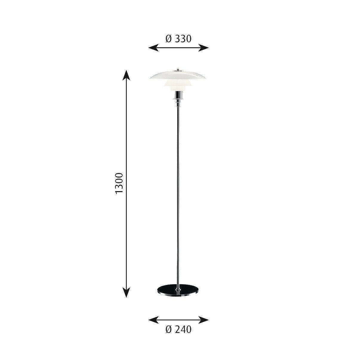 [product_category]-Louis Poulsen Ph 31/2 21/2 Floor Lamp High Gloss Chrome Plated-Louis Poulsen-5703411127124-5744162199-LOU-3