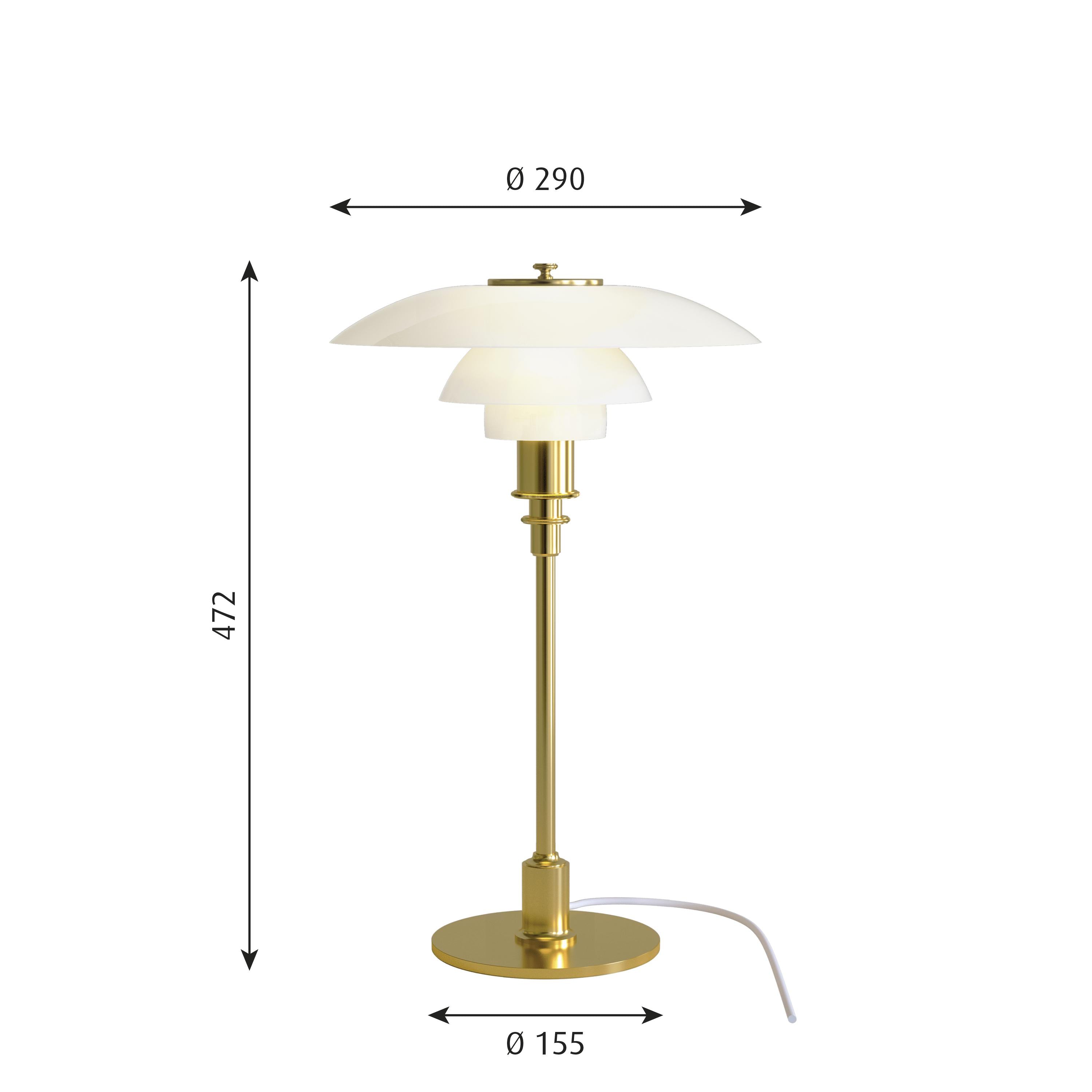 [product_category]-Louis Poulsen Ph 3/2 Table Lamp, Brass-Louis Poulsen-5703411100943-5744611213-LOU-2