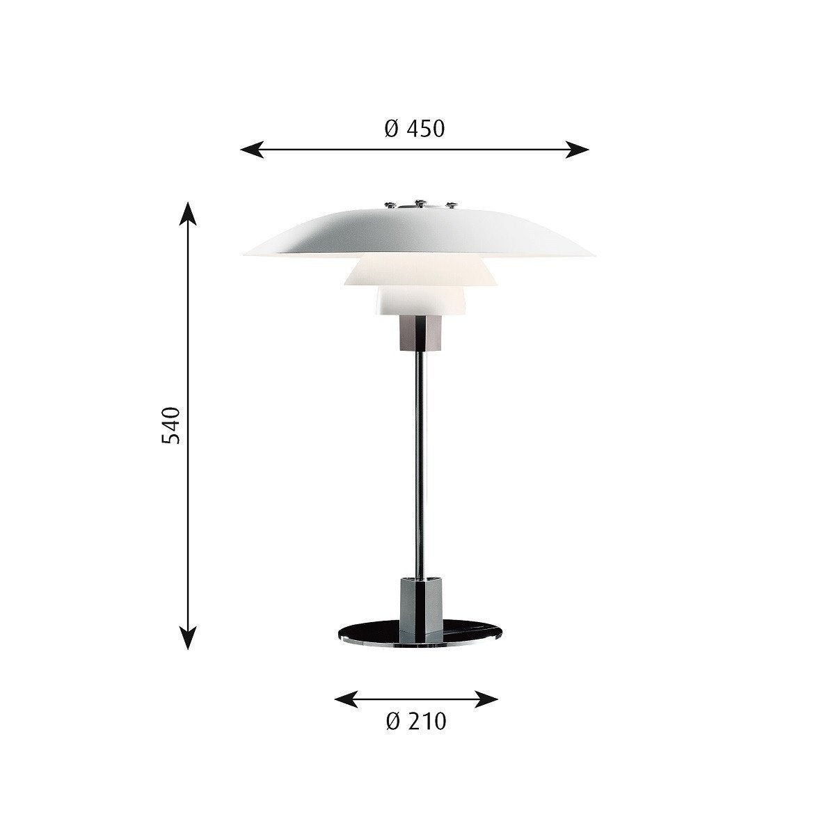 [product_category]-Louis Poulsen Ph 4/3 Table Lamp, White-Louis Poulsen-5703411285428-5744615002-LOU-3