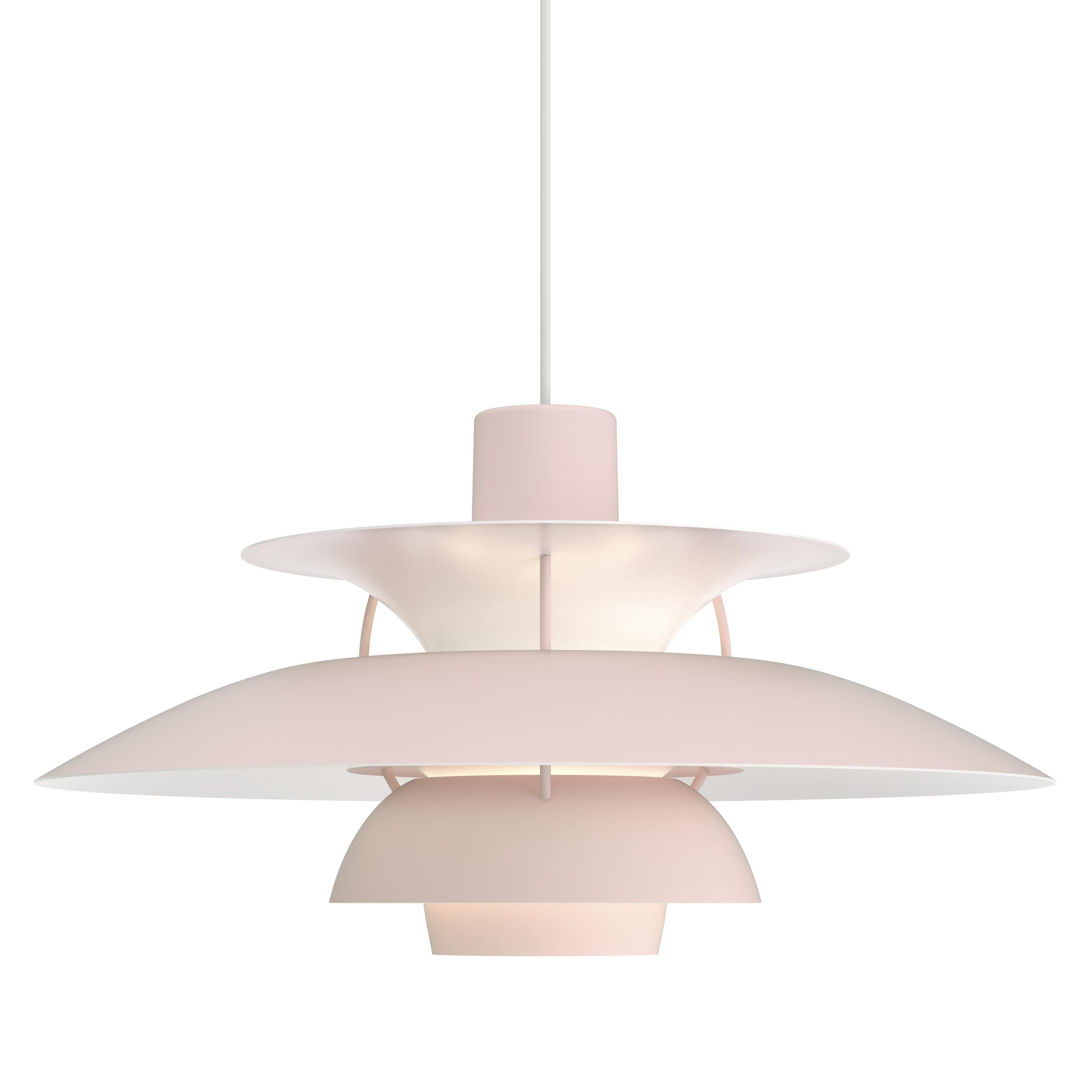 [product_category]-Louis Poulsen Ph 5 Pendant Monochrome, Pale Rose-Louis Poulsen-5714693152858-5741113044-LOU-4