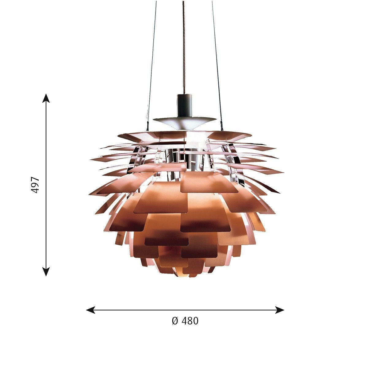 [product_category]-Louis Poulsen Ph Artichoke ø 480, Copper-Louis Poulsen-5714693169030-5741111978-LOU-2