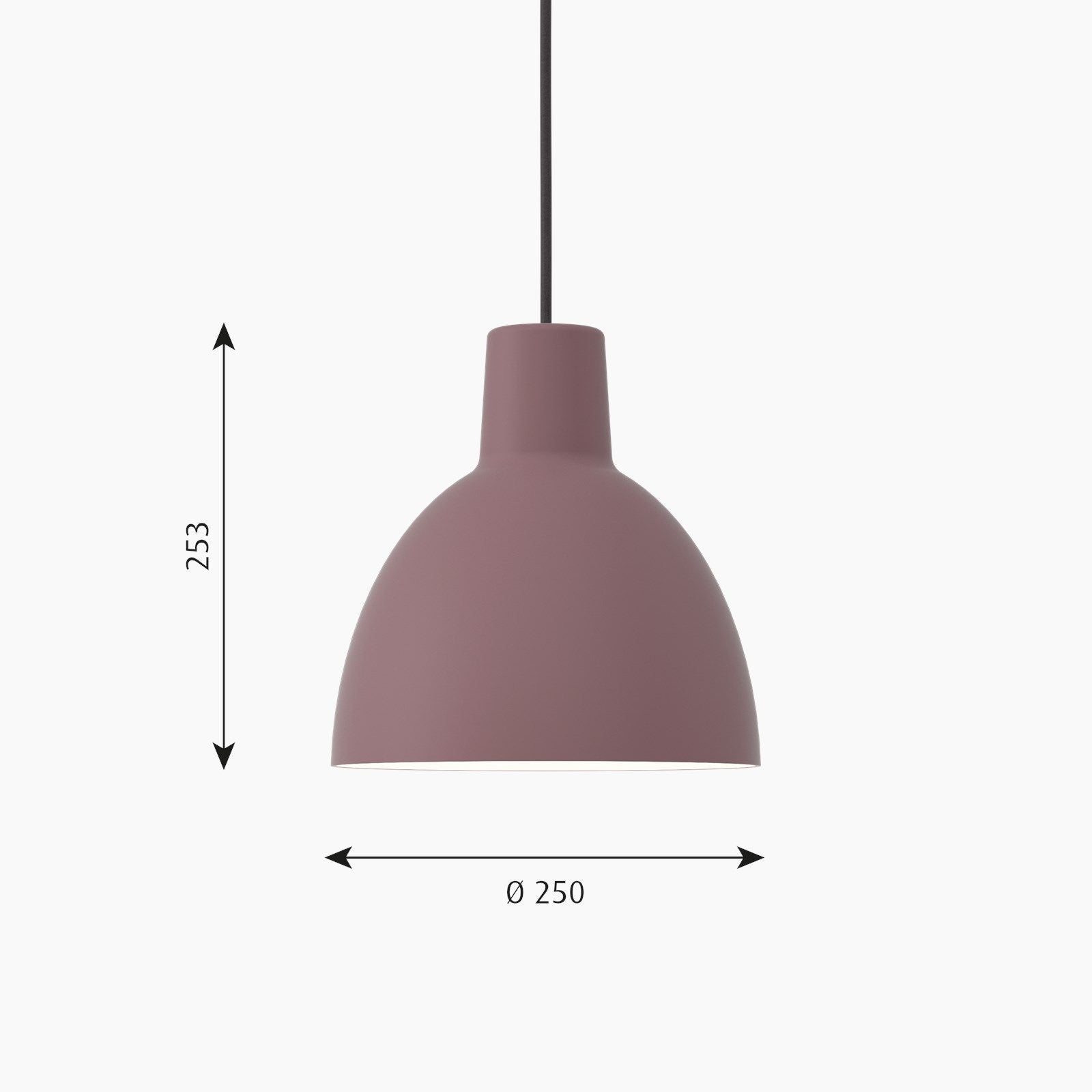 [product_category]-Louis Poulsen Toldbod 250 Pendant, Dark Rose-Louis Poulsen-5714693063123-5741101548-LOU-2