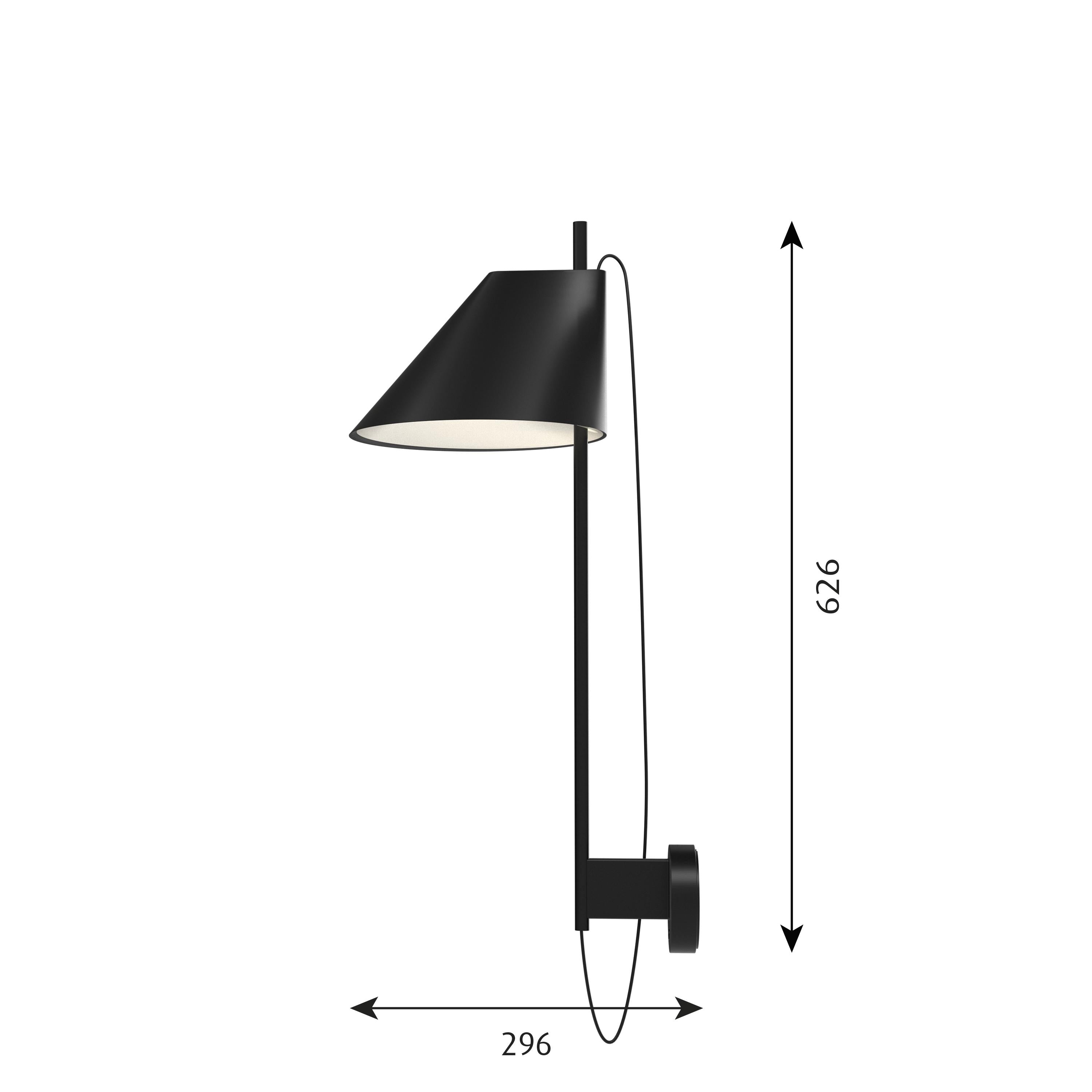 [product_category]-Louis Poulsen Yuh Wall Lamp, Black-Louis Poulsen-5703411664889-5743141409-LOU-2