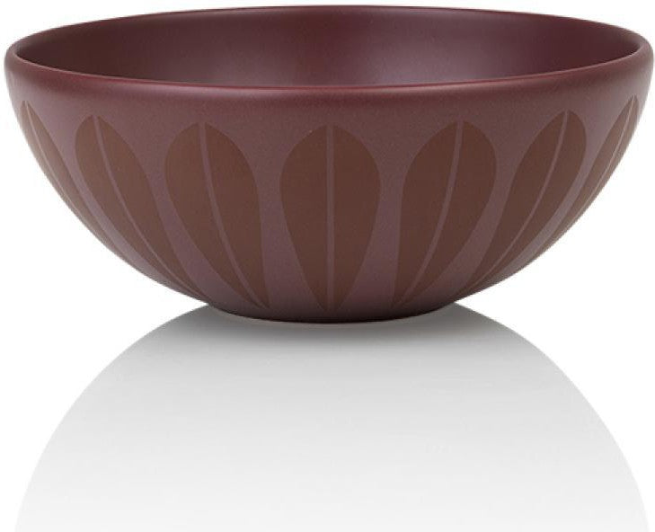 [product_category]-Lucie Kaas Arne Clausen Bowl Dark Red, 21cm-Lucie Kaas-5711542011175-AC07DRML-LUC-1