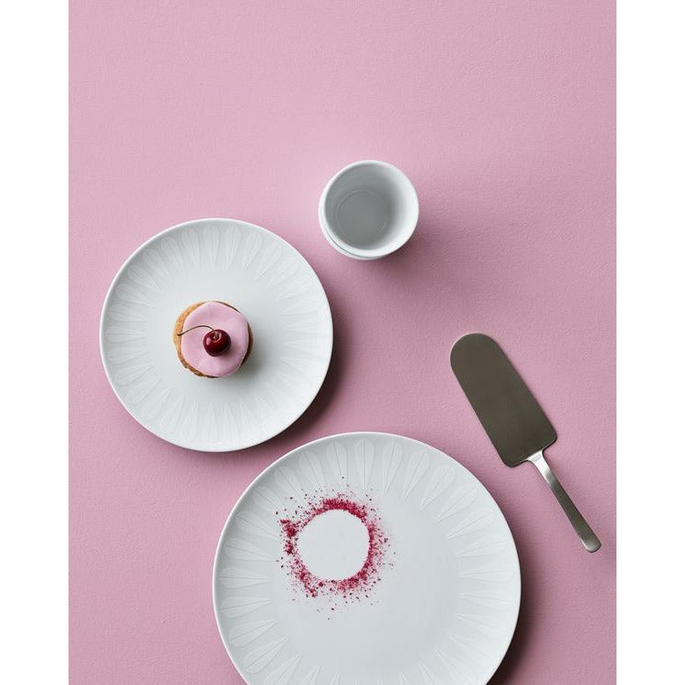 [product_category]-Lucie Kaas Arne Clausen Plate White Lotus, ø21 Cm-Lucie Kaas-5711542011830-AC04WH02-LUC-3