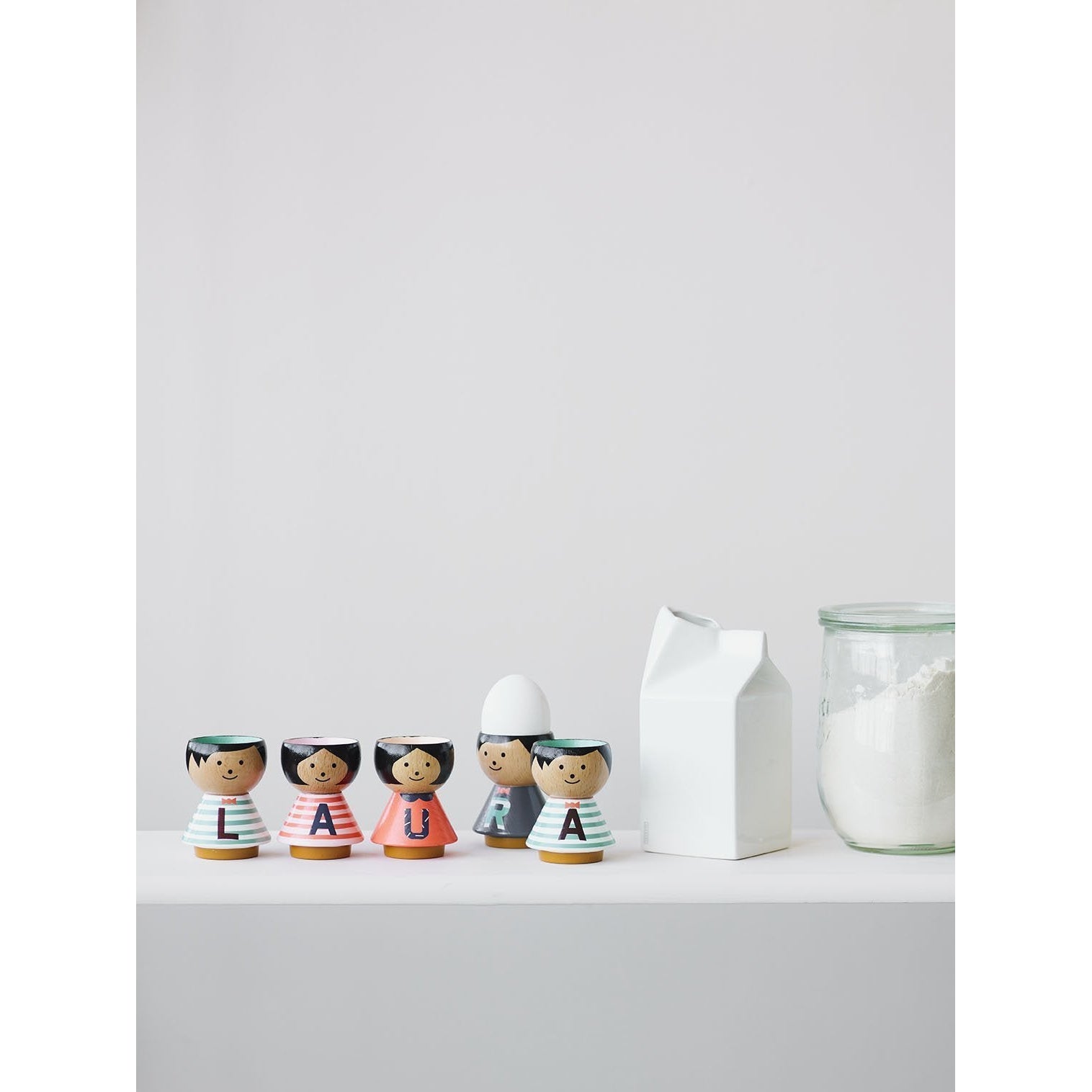 Lucie Kaas Bordfolk A Z Egg Cup, Boy Y