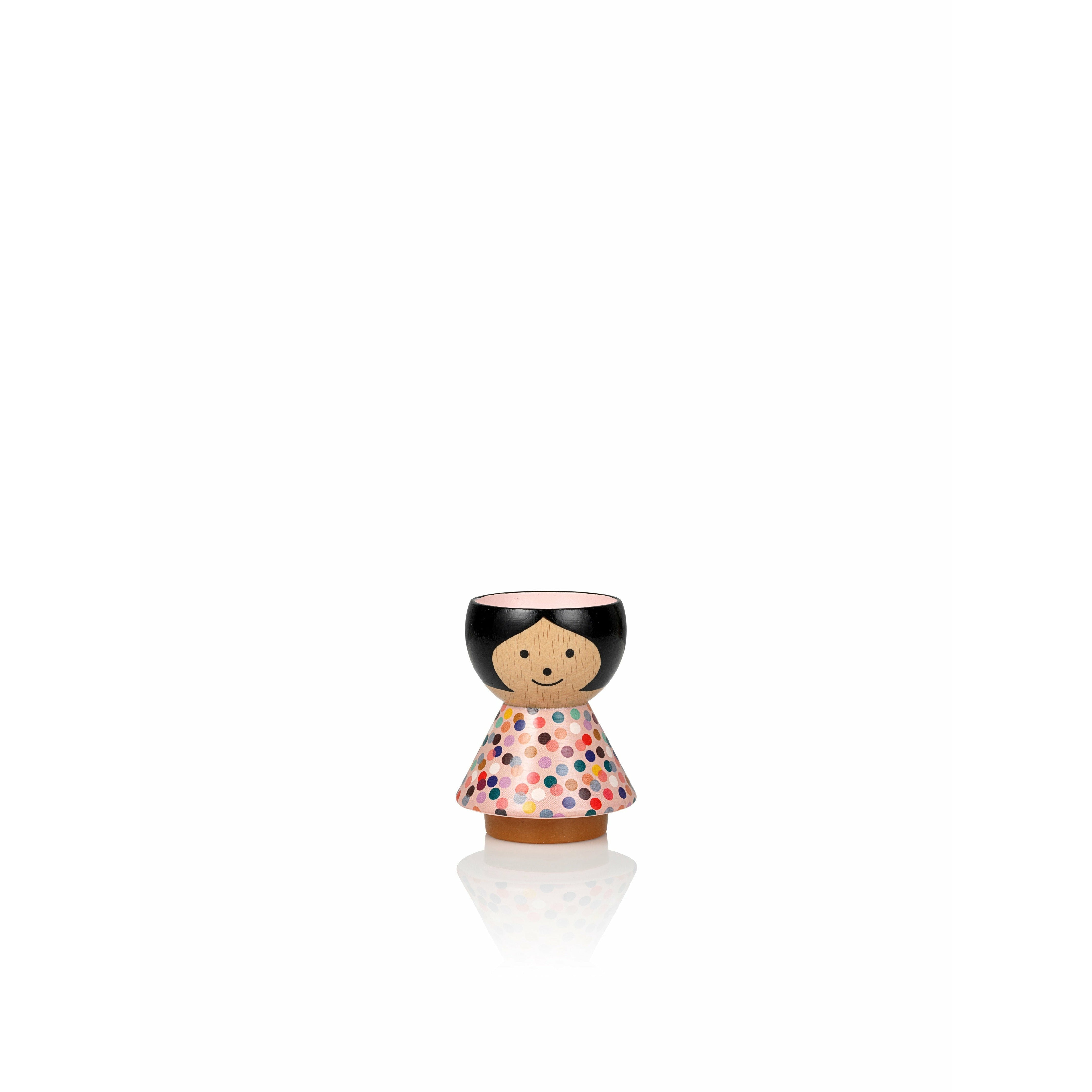 [product_category]-Lucie Kaas Bordfolk Egg Cup Girl, Poppy-Lucie Kaas-5711542031180-BF01PO-LUC-1