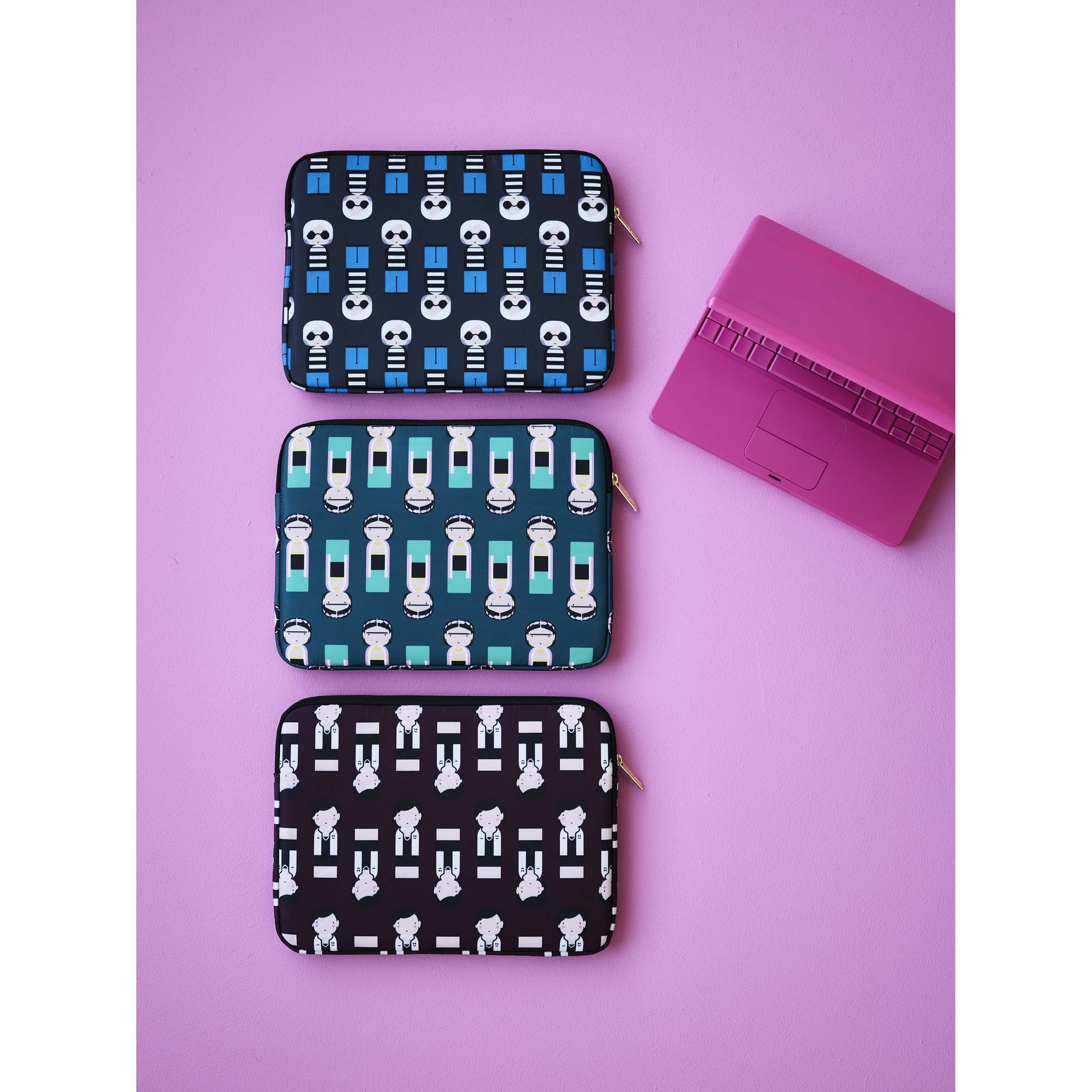 [product_category]-Lucie Kaas Sketch.Inc Kokeshi Laptop Bag, Frida-Lucie Kaas-5711542160576-SI06FRID-LUC-2