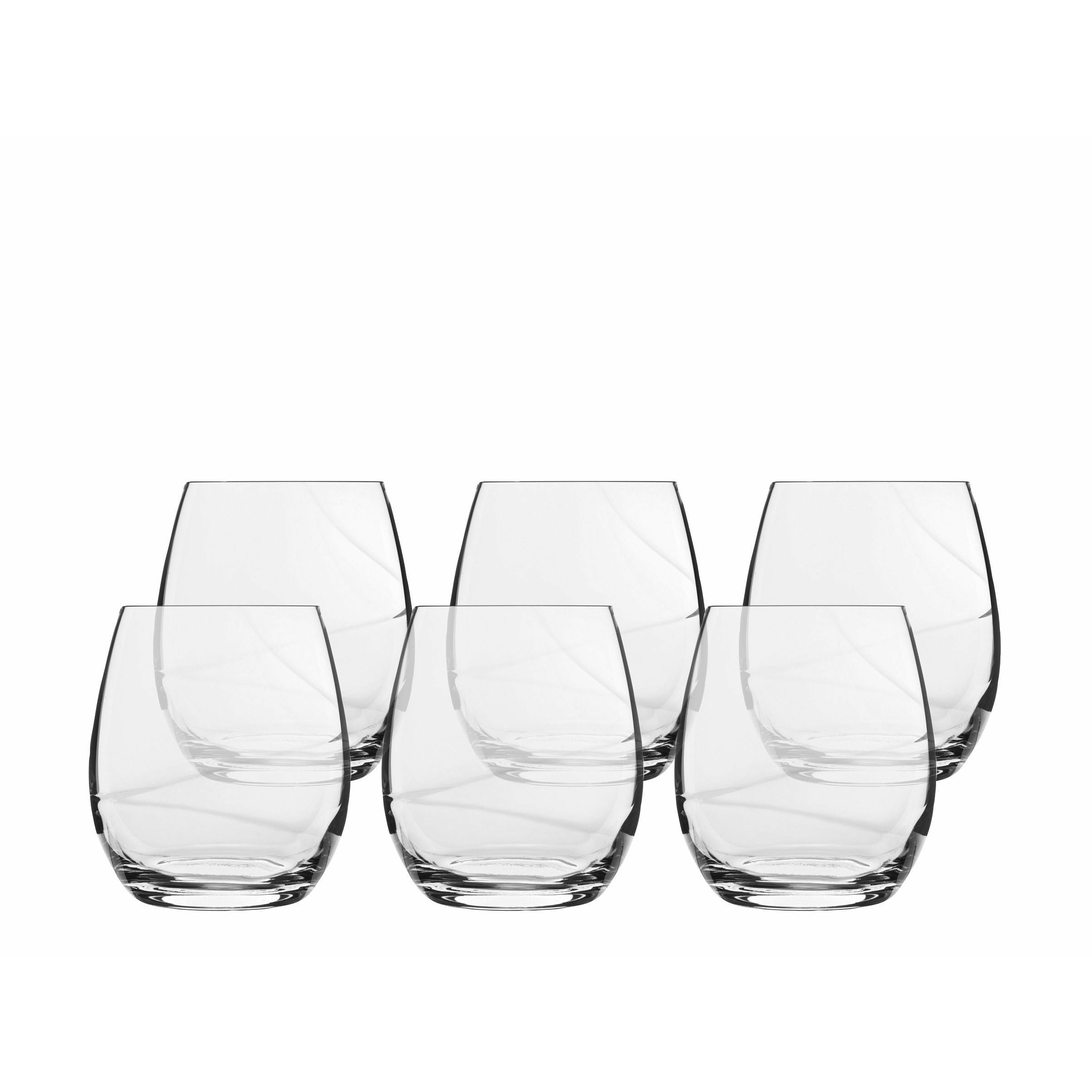 [product_category]-Luigi Bormioli Aero Water Glass, Set Of 6-Luigi Bormioli-032622020500-17038-LUI-1