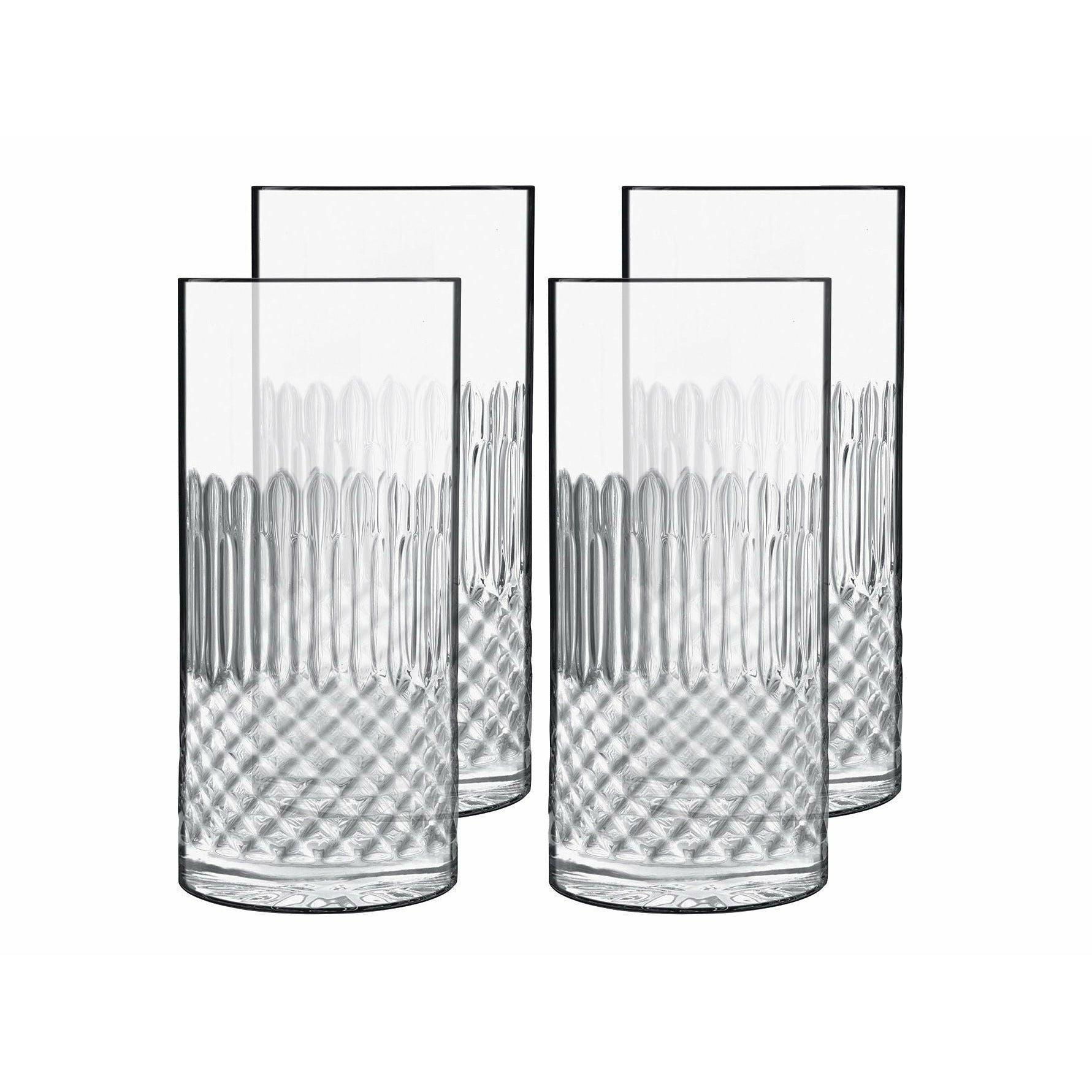 [product_category]-Luigi Bormioli Diamante Beer Glass/Long Drink Glass, Set Of 4-Luigi Bormioli-032622027196-17446-LUI-1
