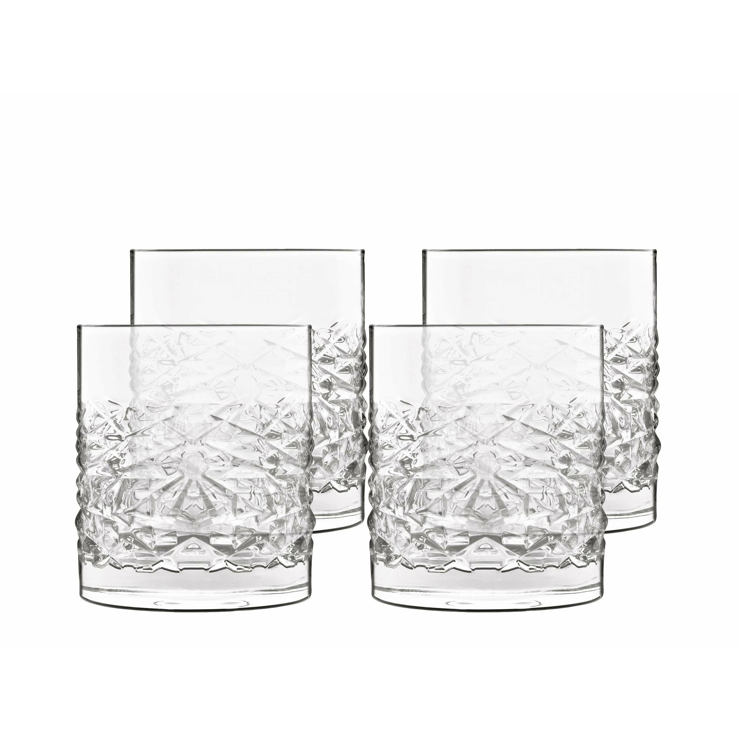 [product_category]-Luigi Bormioli Mixology Textures Water Glass/Whisky Glass, Set Of 4-Luigi Bormioli-032622025994-17355-LUI-1