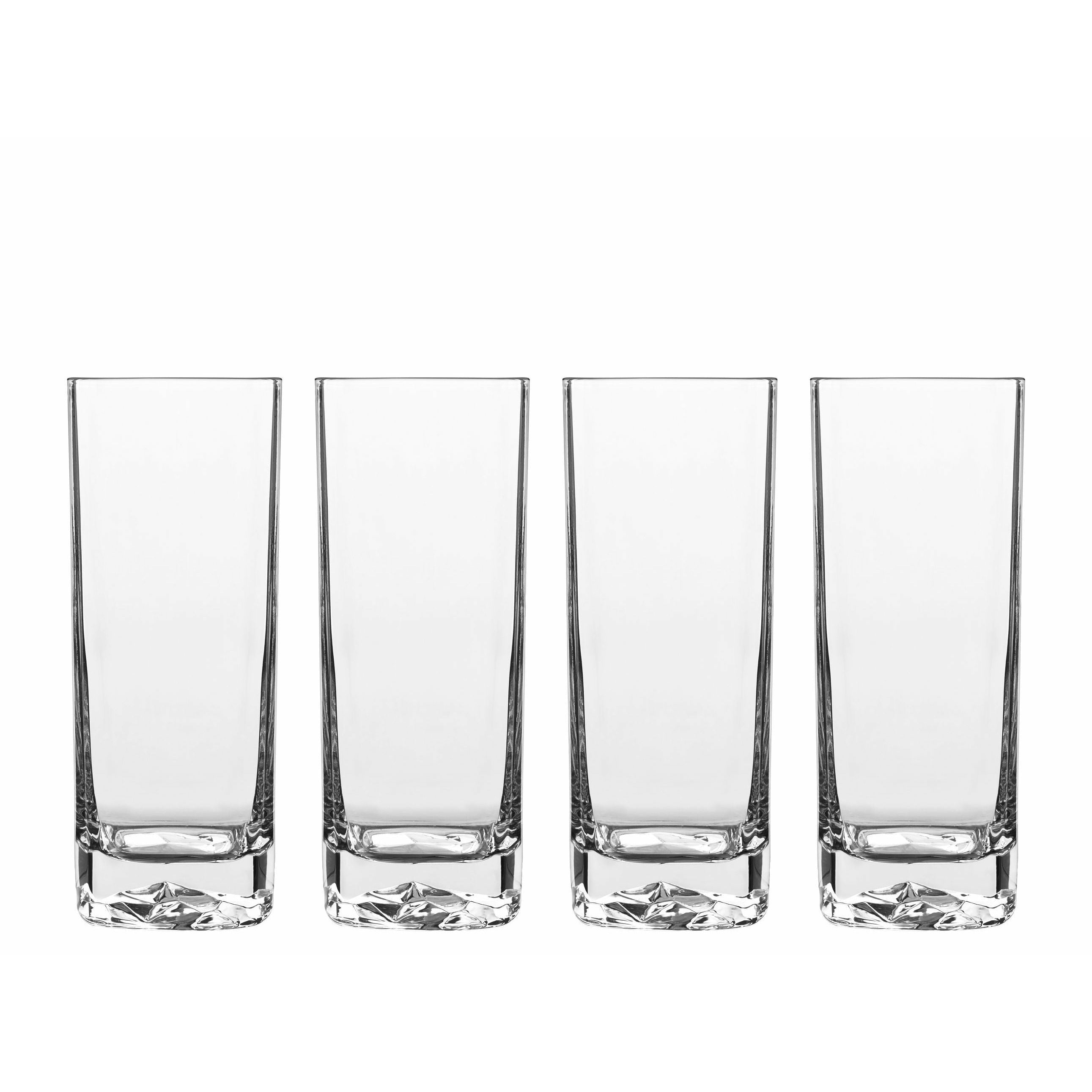 [product_category]-Luigi Bormioli Strauss Rocks Beer Glass/Long Drink Glass, Set Of 4-Luigi Bormioli-032622020746-22331-LUI-1